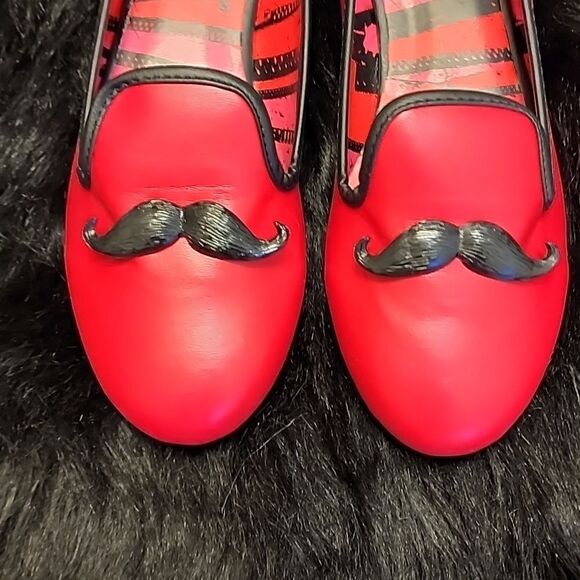 NIB Abby Dawn Feel The Love Loafer Sizec6 red and black - Picture 2 of 8